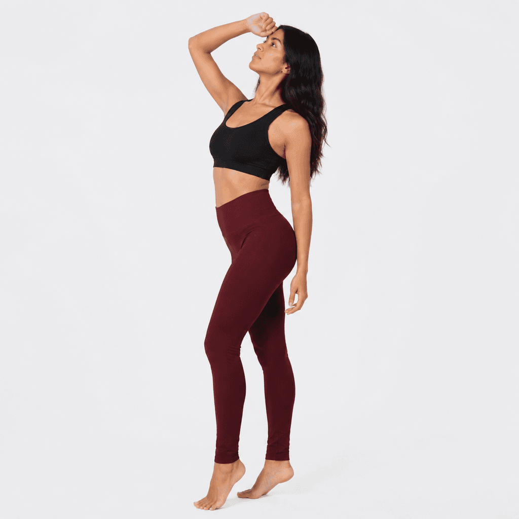 Top de algodón y lycra y Legging de algodón y lycra