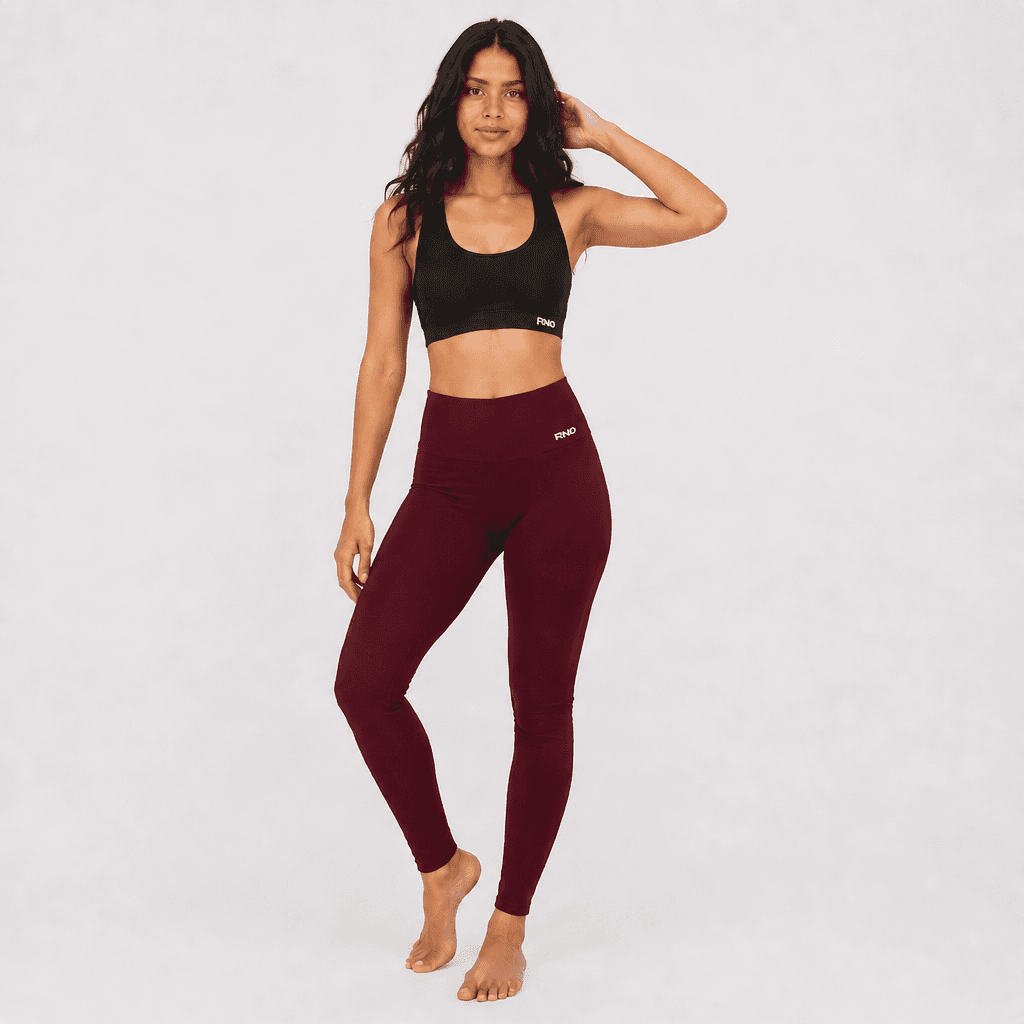 Top de algodón y lycra y Legging de algodón y lycra