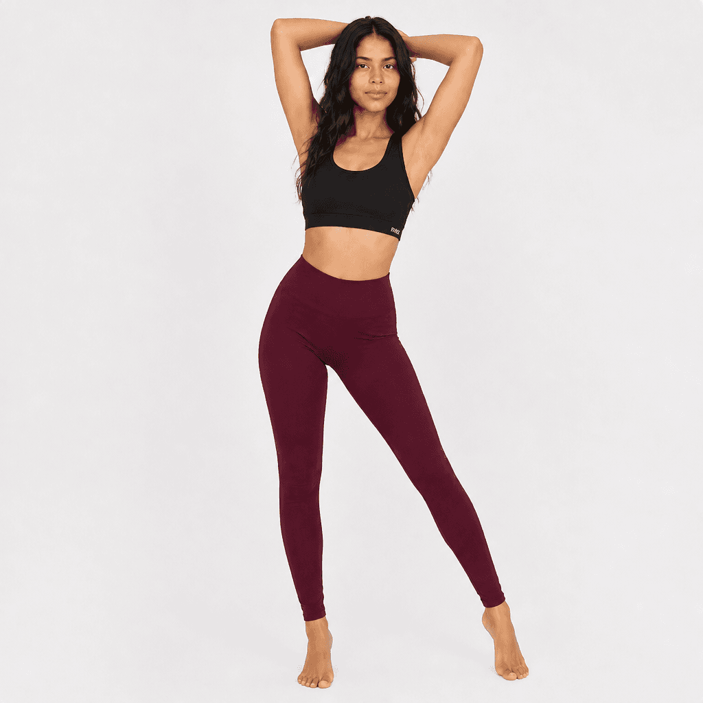 Top de algodón y lycra y Legging de algodón y lycra