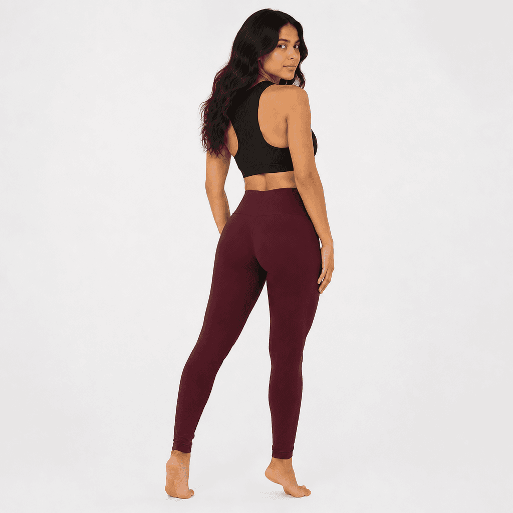 Top de algodón y lycra y Legging de algodón y lycra