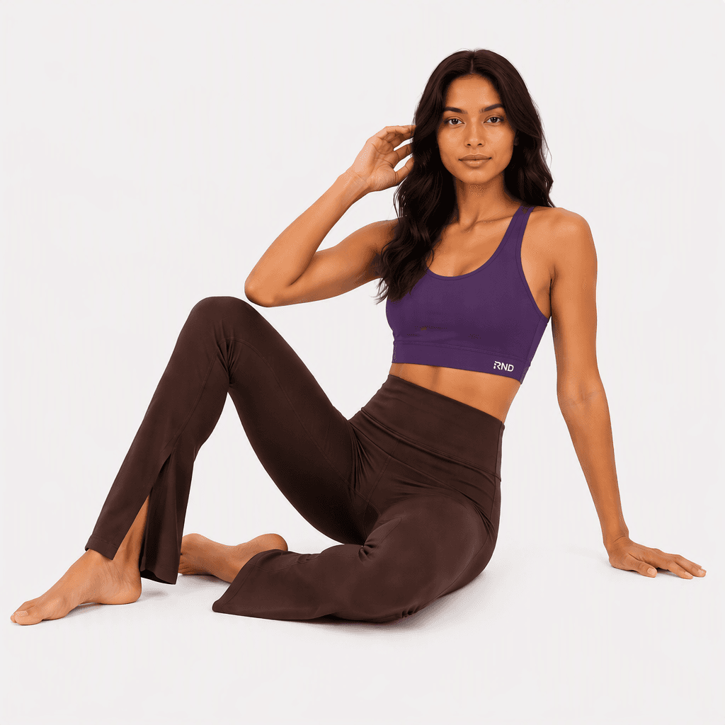 Top supplex nadadora y Calza supplex oxford con tajo